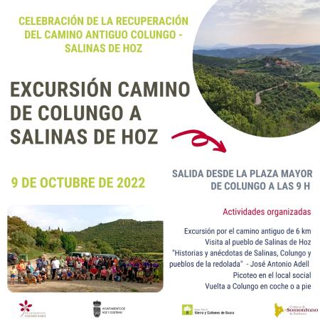 Imagen Excursión desde Colungo hasta Salinas de Hoz por el sendero tradicional
