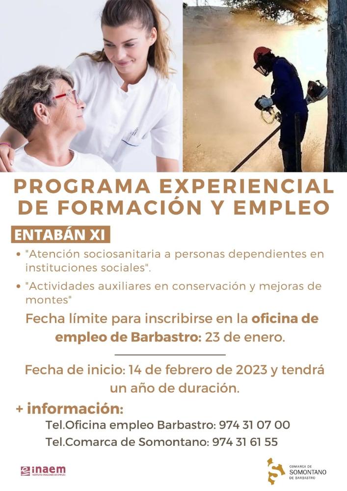 Imagen Abiertas las inscripciones para nuevos cursos de Formación y Empleo