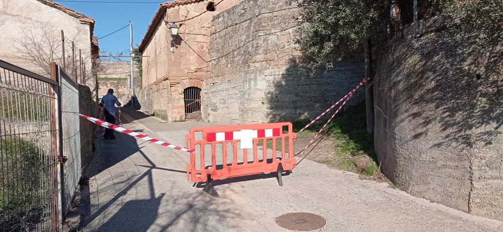 Imagen Prohibido el tránsito por varias calles de Colungo